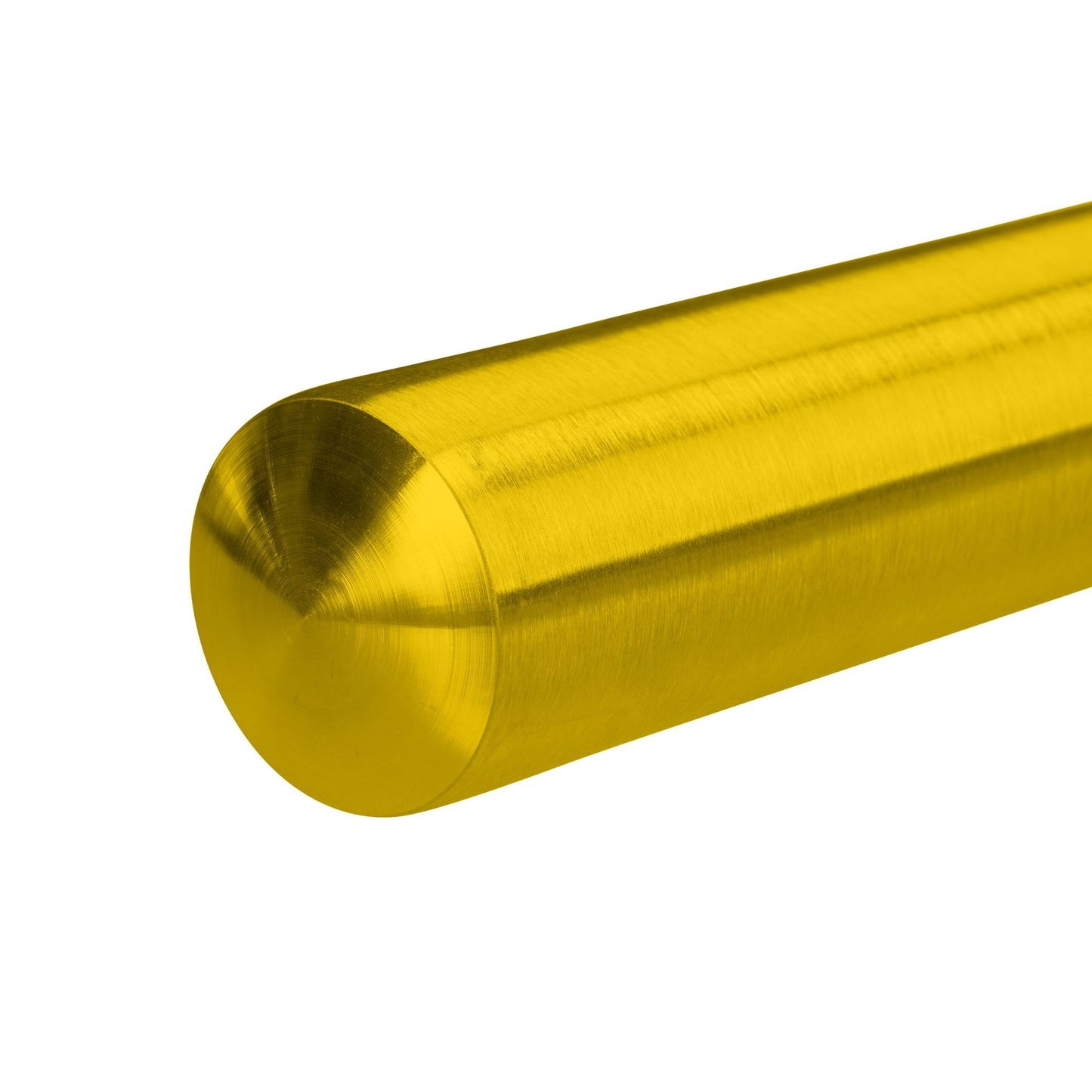 Baseball bat in golden aluminum