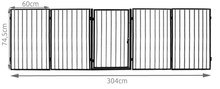 Basic fireplace gate BK-2961