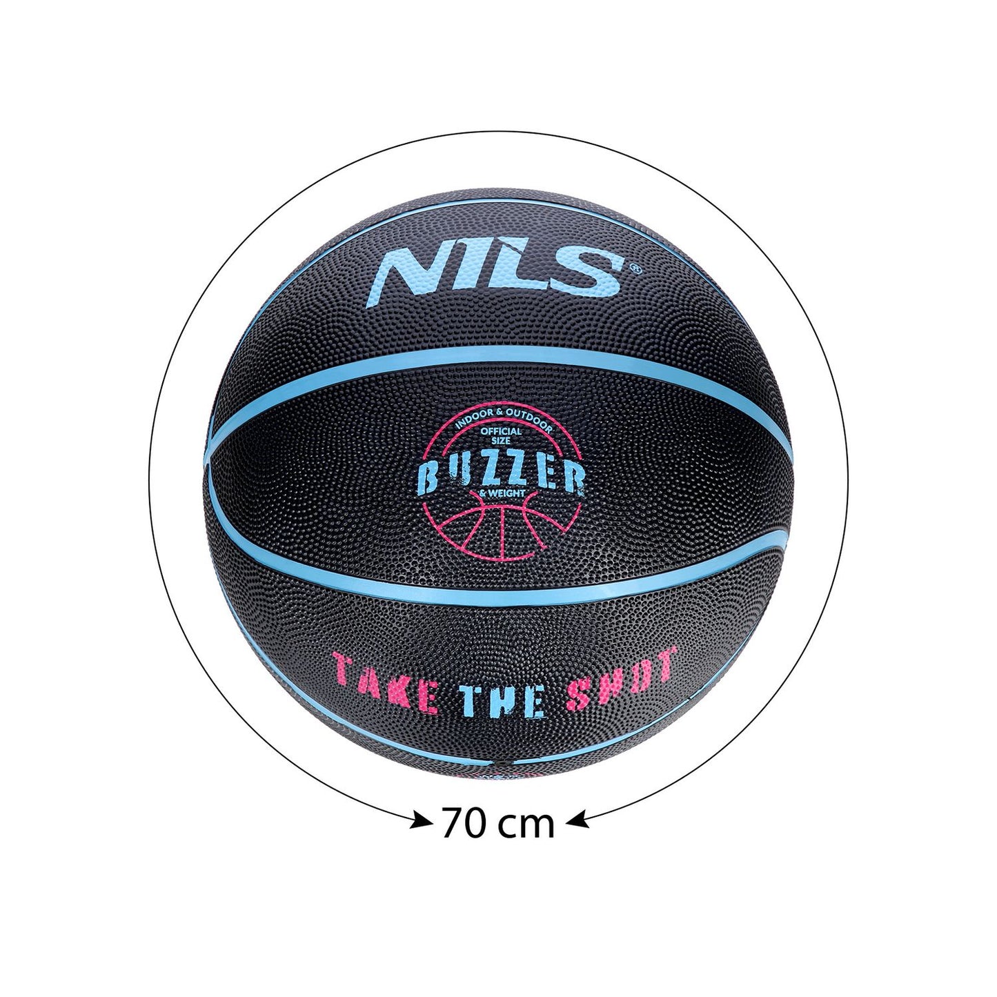 Basketball Black Size 5 – Indoor/Outdoor Use