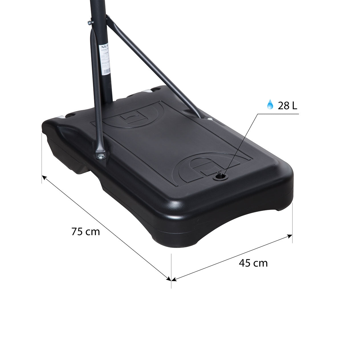 Basketball Hoop, Adjustable Height, Indoor/Outdoor