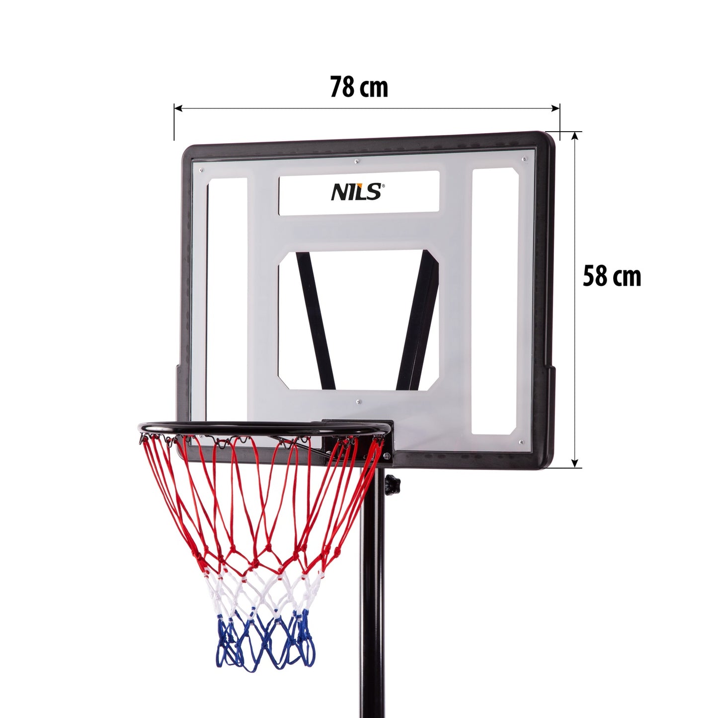 Basketball Hoop, Adjustable Height, Indoor/Outdoor