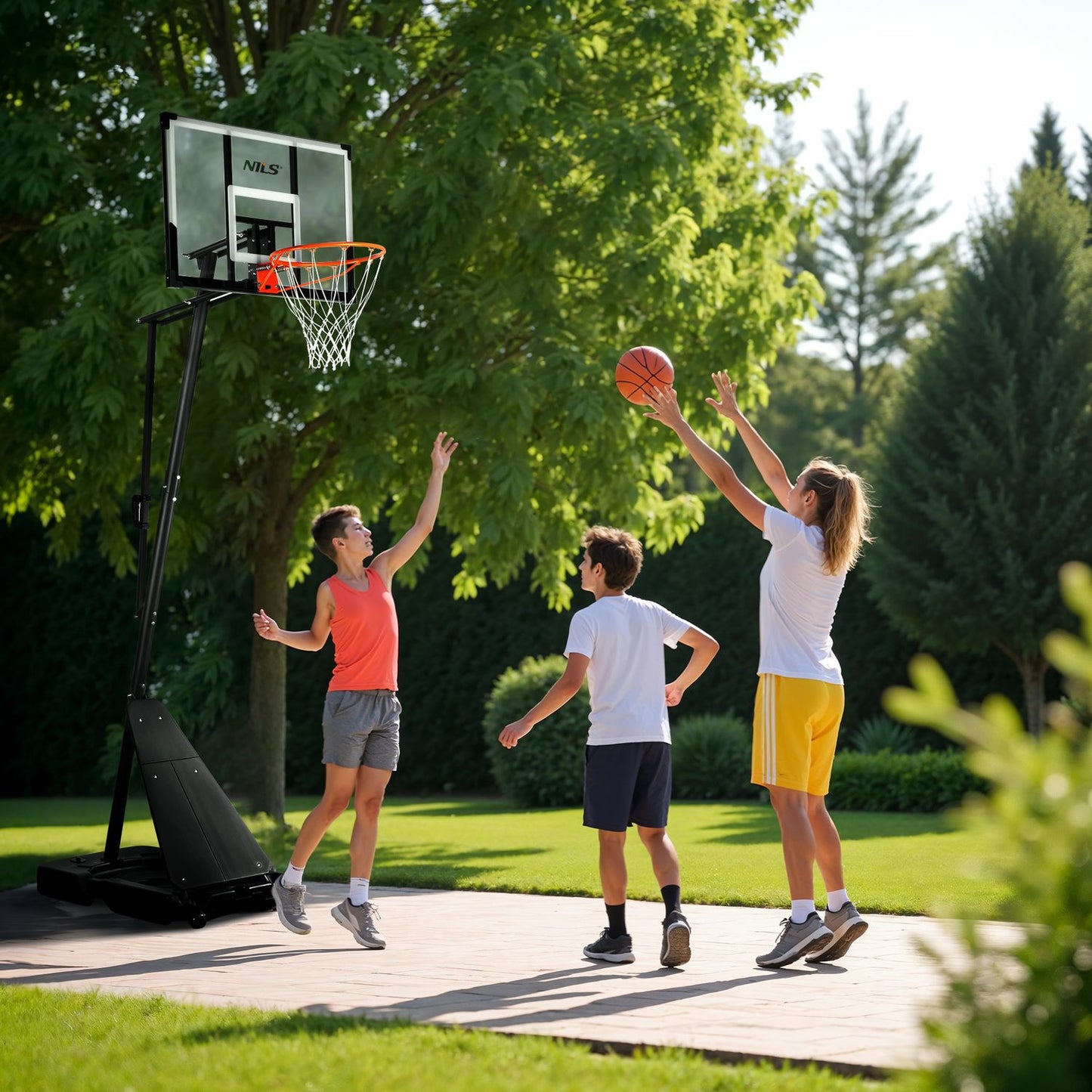 Basketball Hoop – Adjustable Height, Indoor/Outdoor Use
