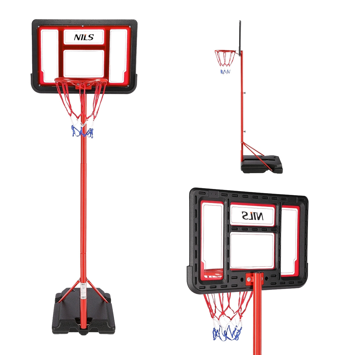 Basketball Hoop, Adjustable Height, Indoor/Outdoor Use