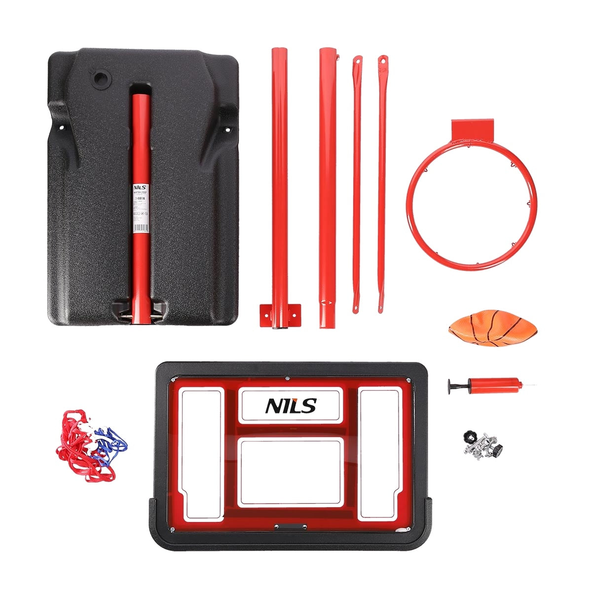 Basketball Hoop, Adjustable Height, Indoor/Outdoor Use