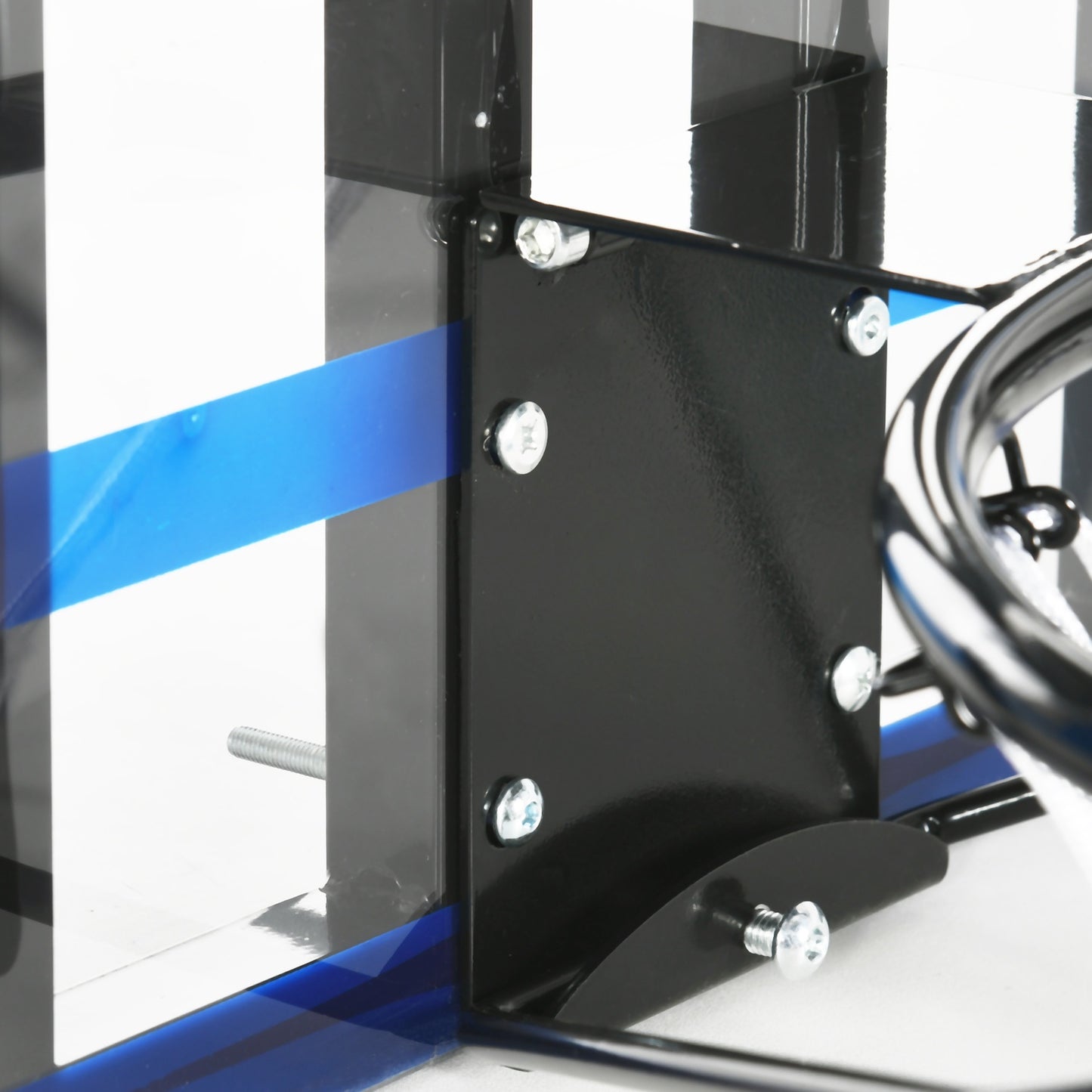 Wall-mounted outdoor basketball hoop, steel, 113x61x73 Cm