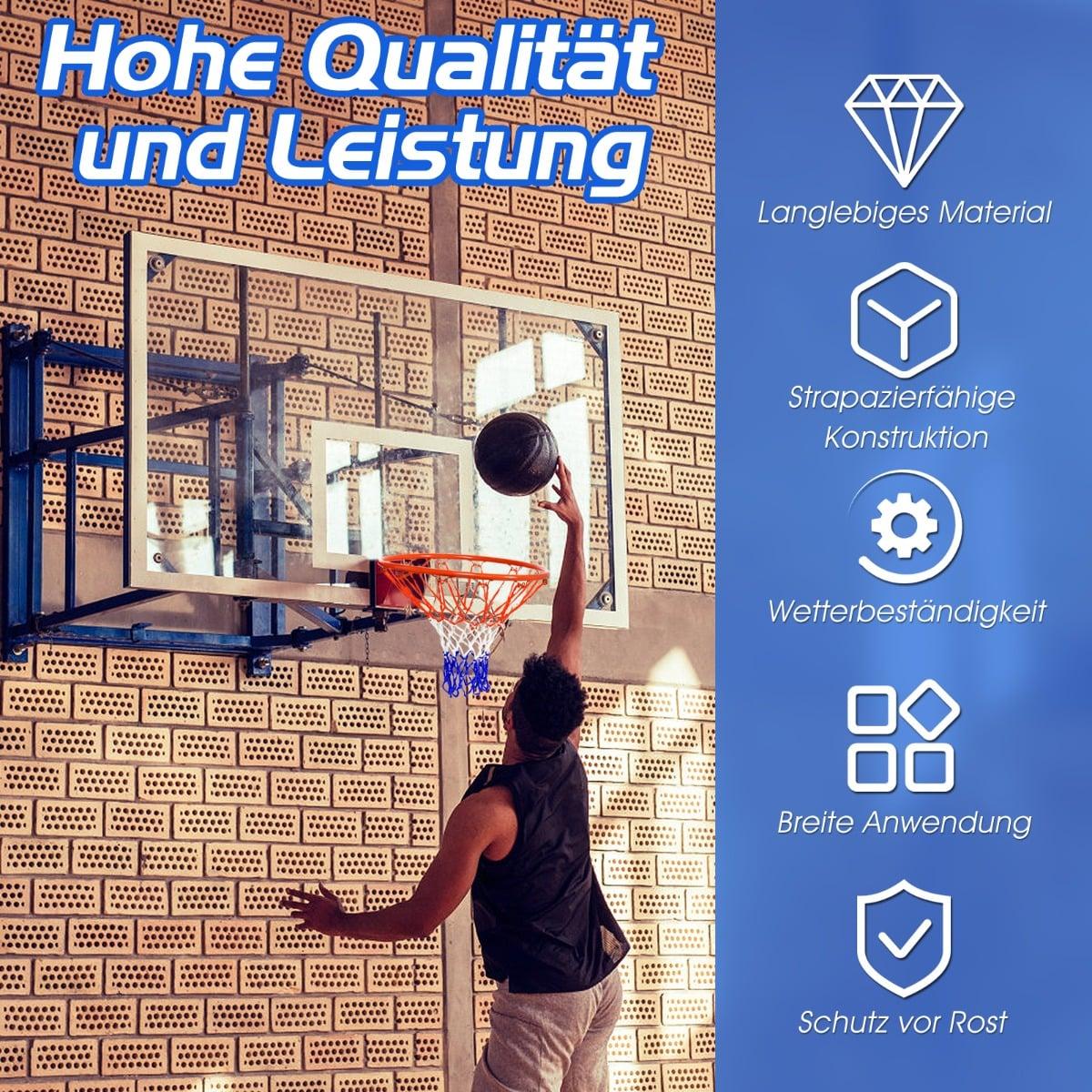 Basketball Hoop with Weatherproof Steel Frame, 45 cm