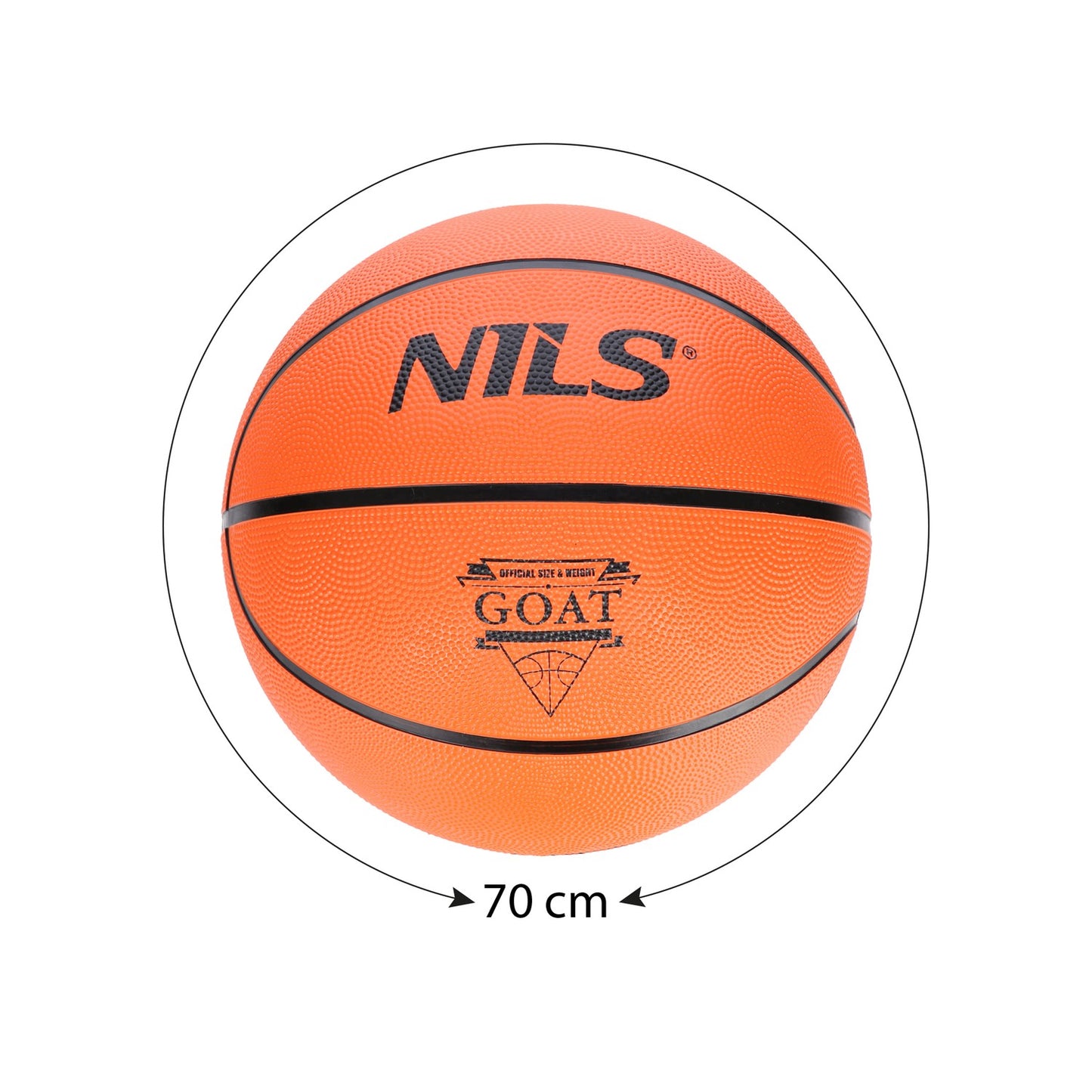 Basketball Orange, Size 5, Durable Material