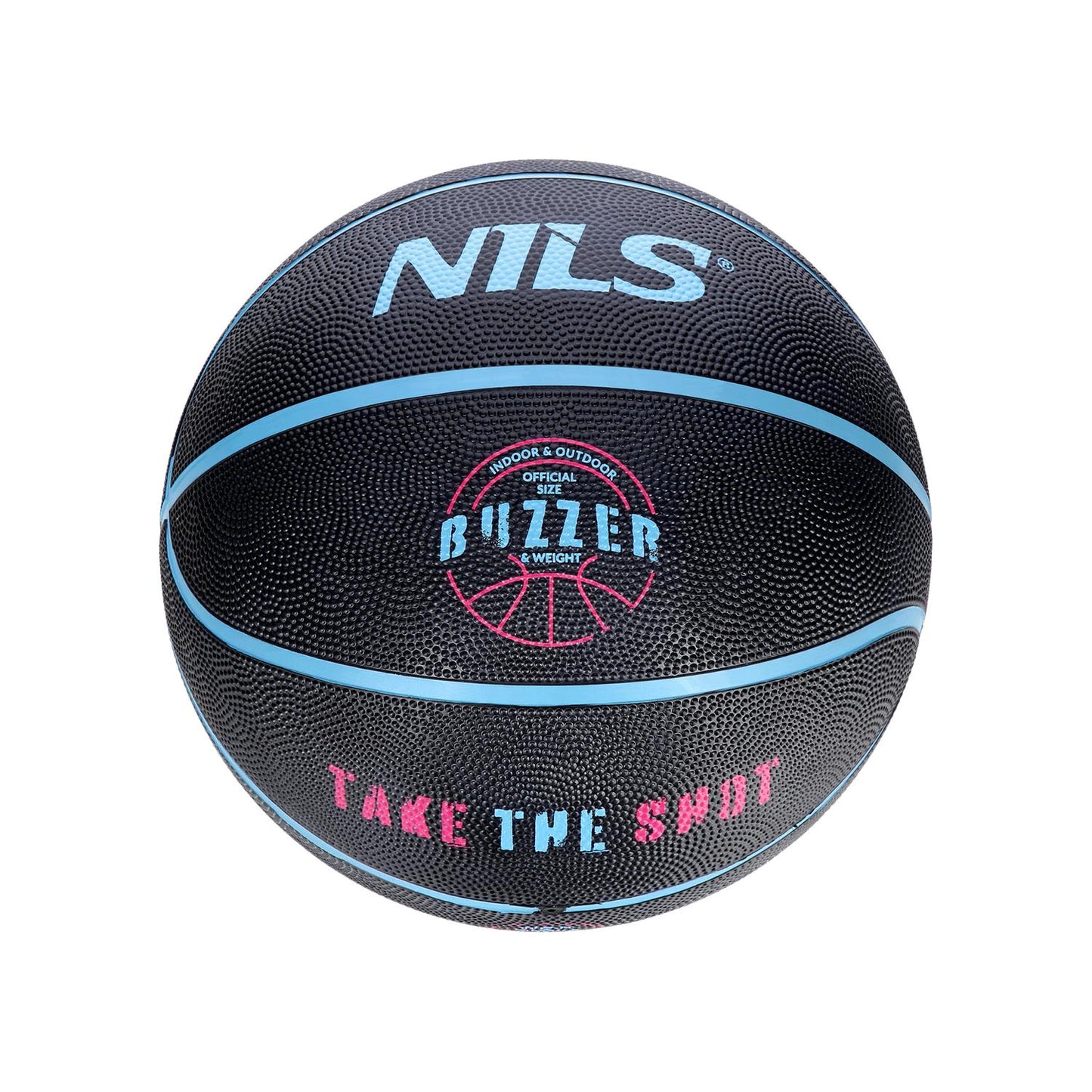 Basketball Size 7, Black – Durable Indoor/Outdoor Use