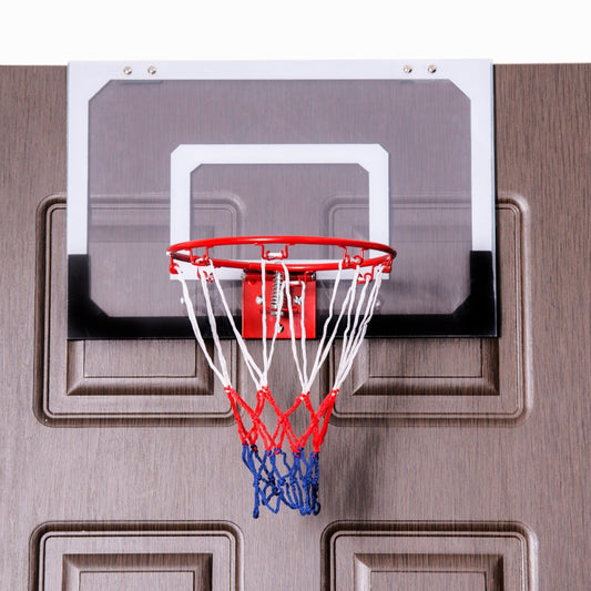 Basketball hoop basketball set children's backboard with ring and net 45 x 30 cm