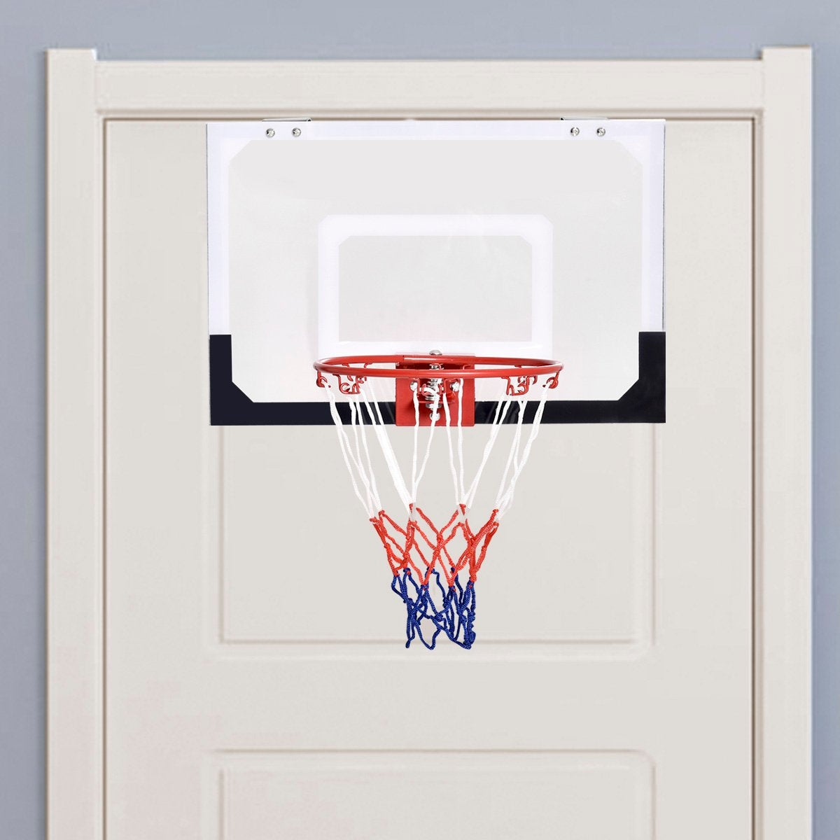 Basketball hoop basketball set children's backboard with ring and net 45 x 30 cm