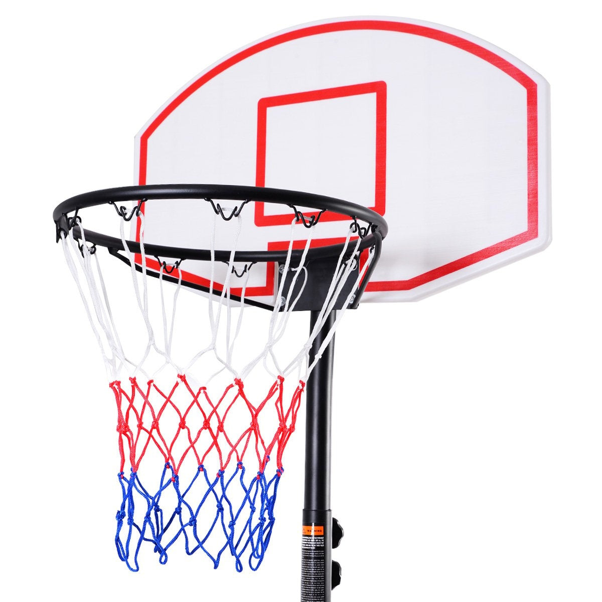 Basketball stand mobile basketball hoop with stand height adjustable