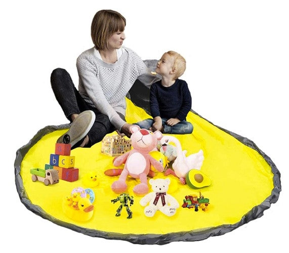 Basket for toys/blocks with mat Kruzzel 19556