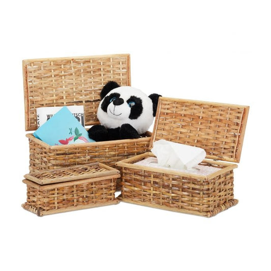 Basket set of 3 rattan