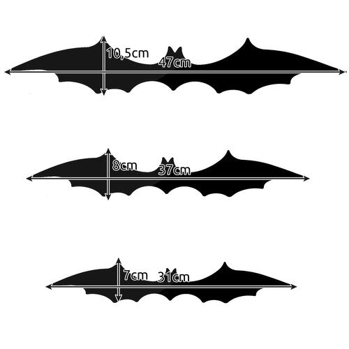 Bat - decoration set of 3 pcs. Malatec 22004