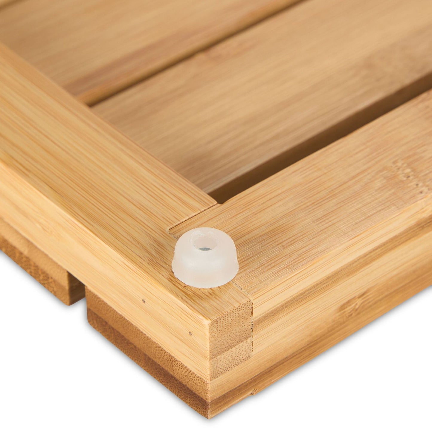 Bath mat in bamboo