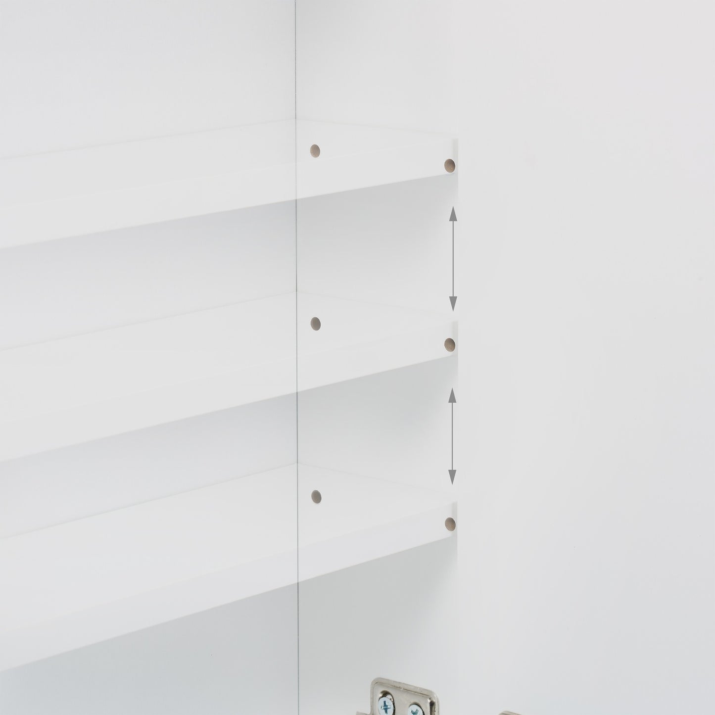 Bathroom Mirror Cabinet with Adjustable Shelf