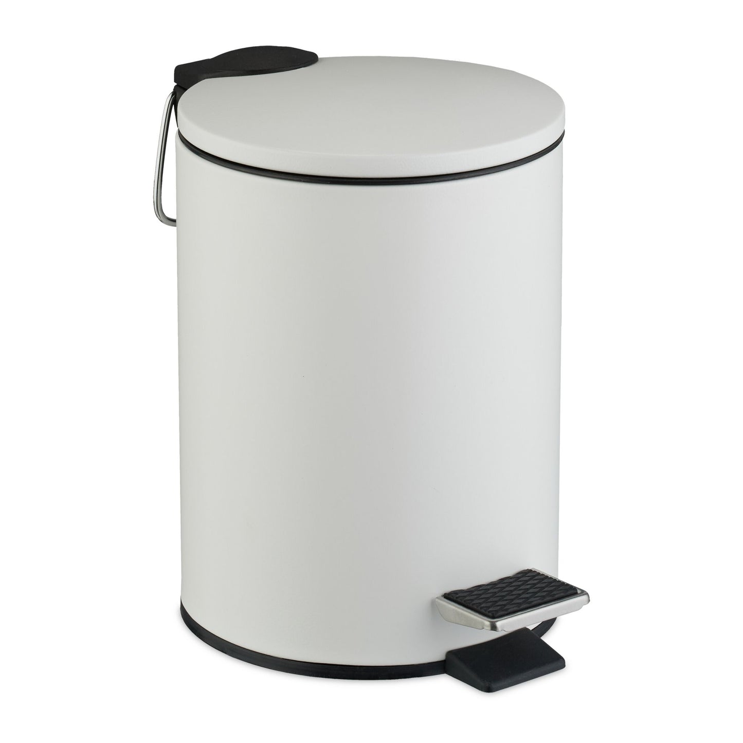 Bathroom Pedal Bin, 3L – Soft-Close, Hands-Free