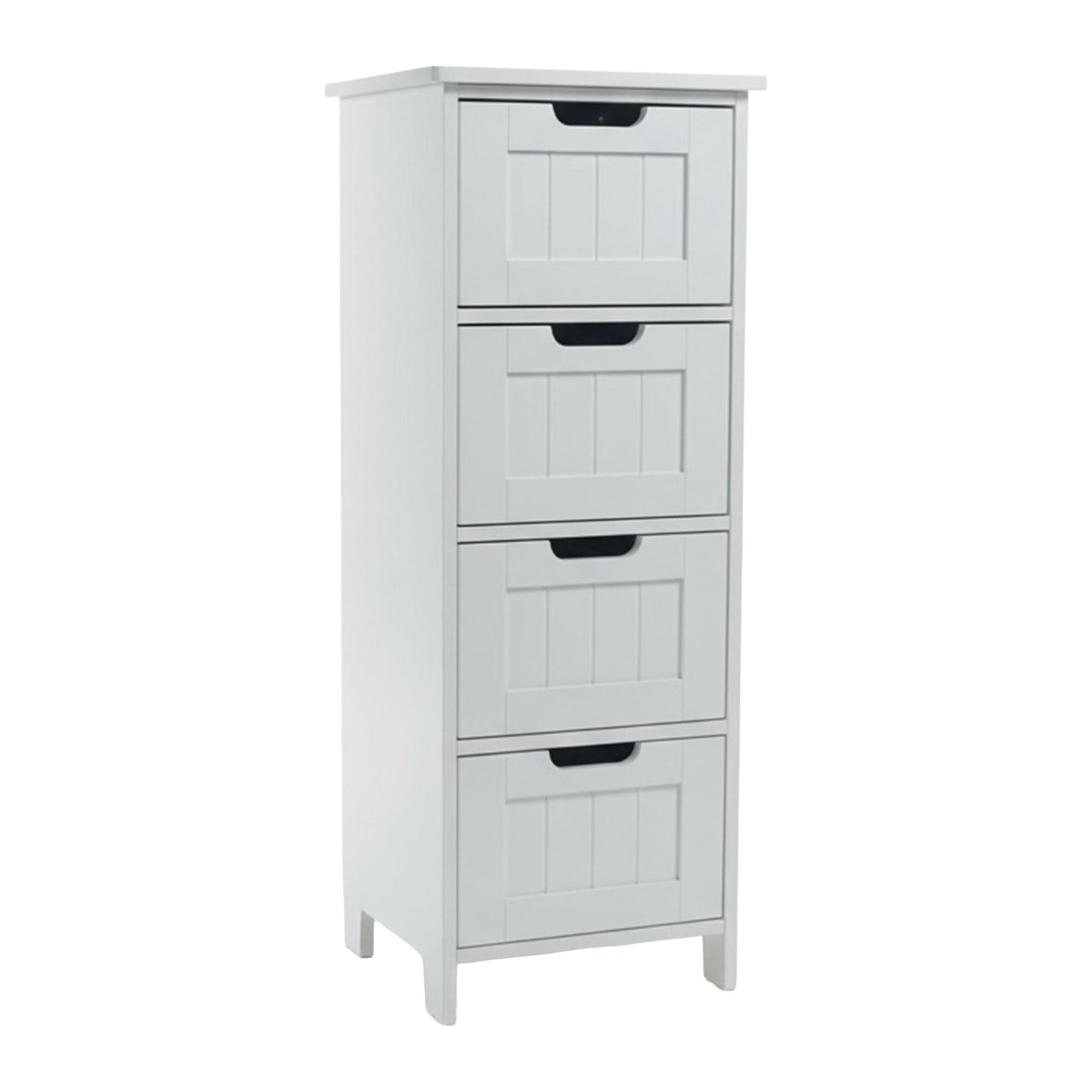 Bathroom Storage Cabinet, 4 Drawers, Space-Saving Design