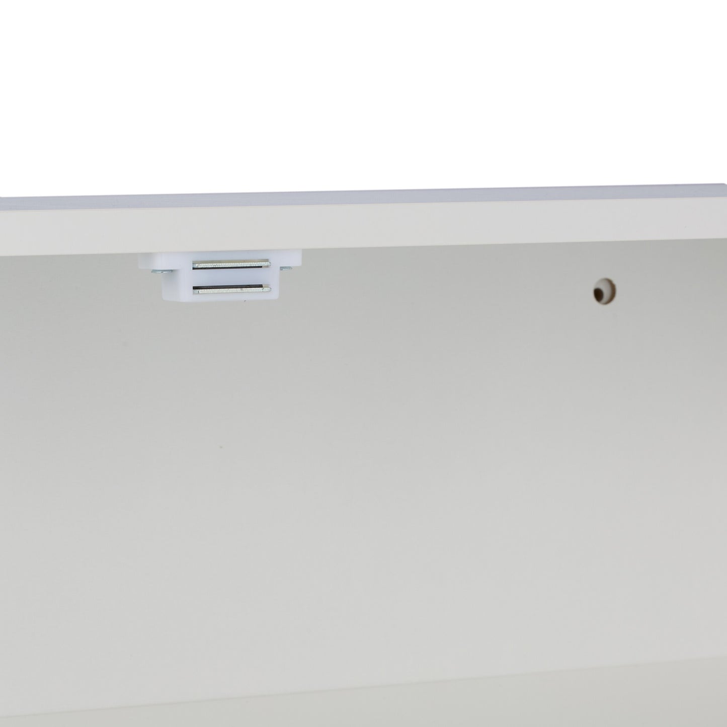 Bathroom Wall Cabinet, 2 Doors, 3 Compartments