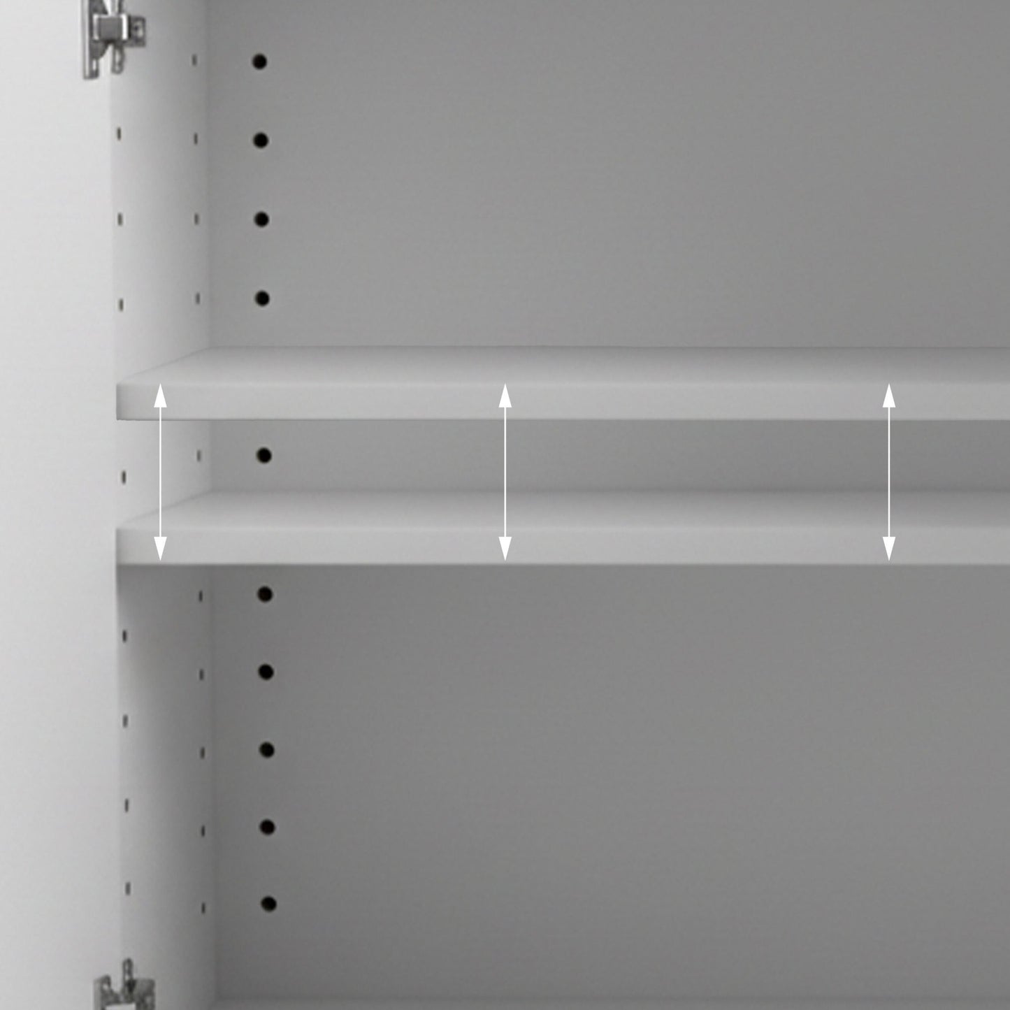 Bathroom Wall Cabinet, 3 Adjustable Shelves