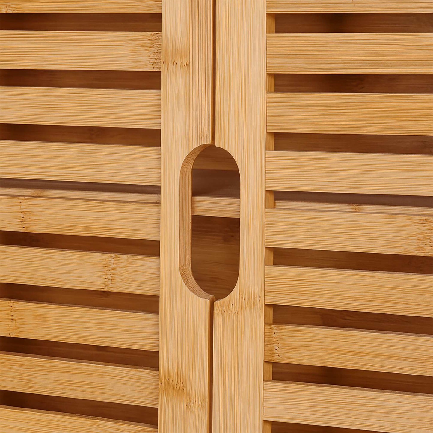 Bathroom Wall Cabinet, Adjustable Shelf, Louvered Doors