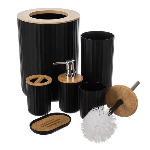 Bathroom accessories set - black Ruhhy24636
