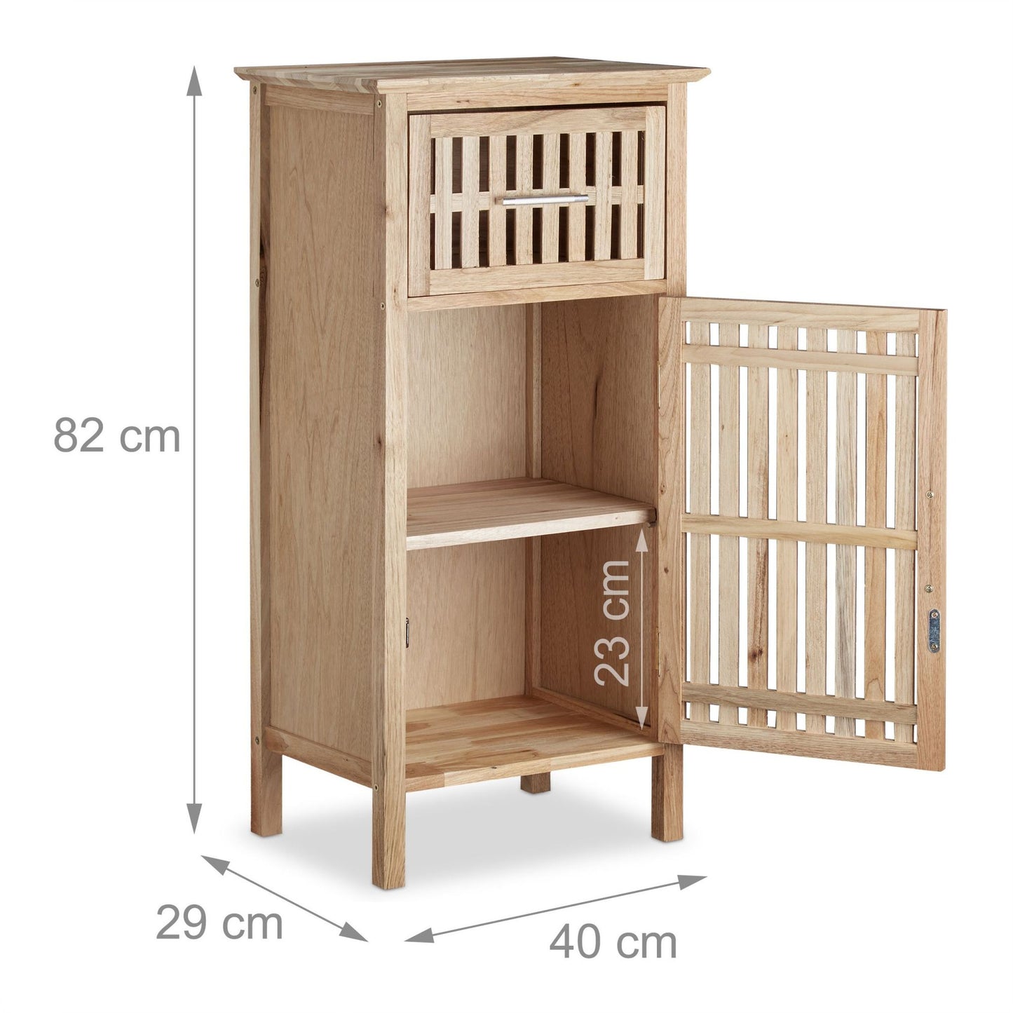Bathroom cabinet Walnut Freestanding