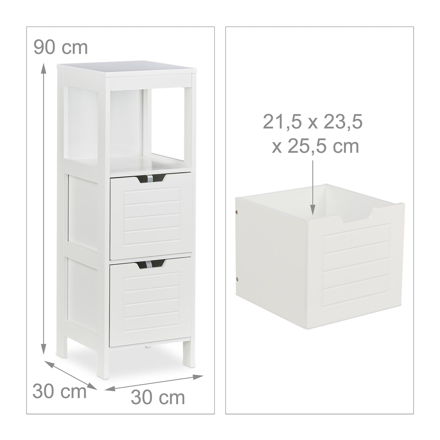 Bathroom cabinet white