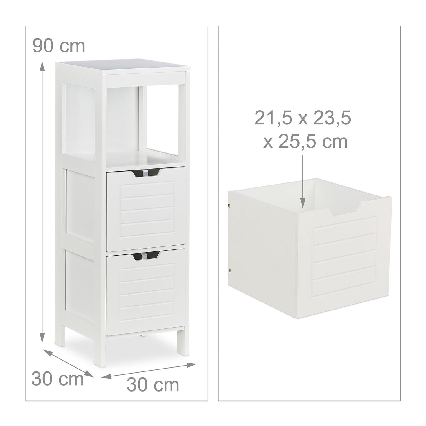 Bathroom cabinet white