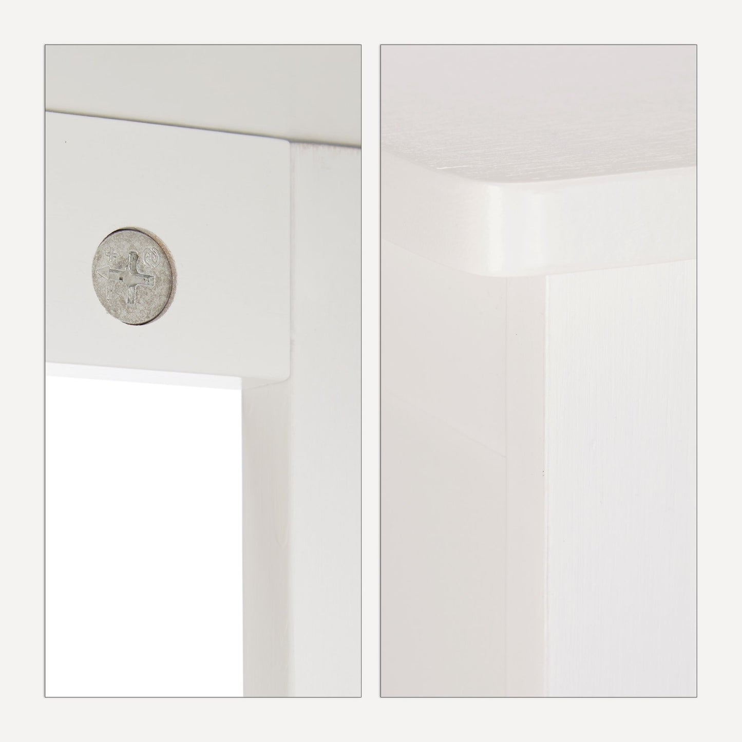 Bathroom cabinet white LAMELL