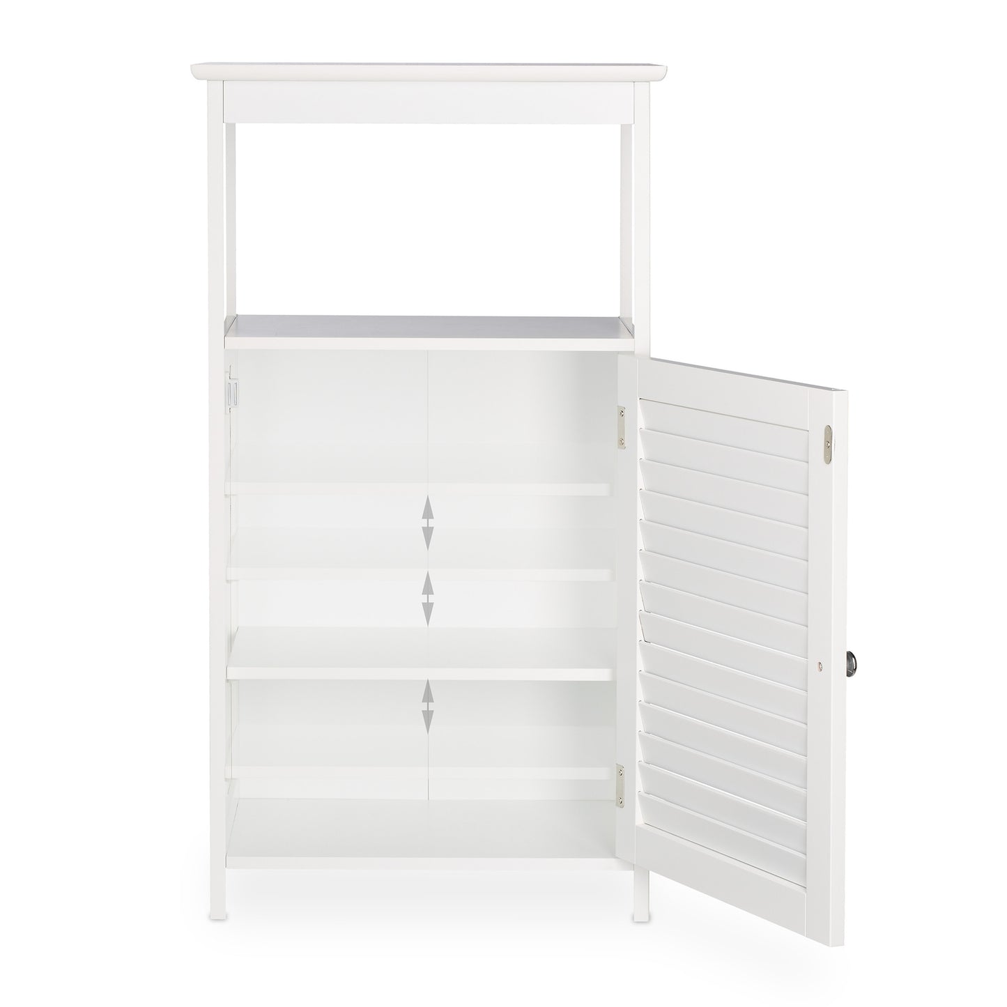 Bathroom cabinet with 3 compartments