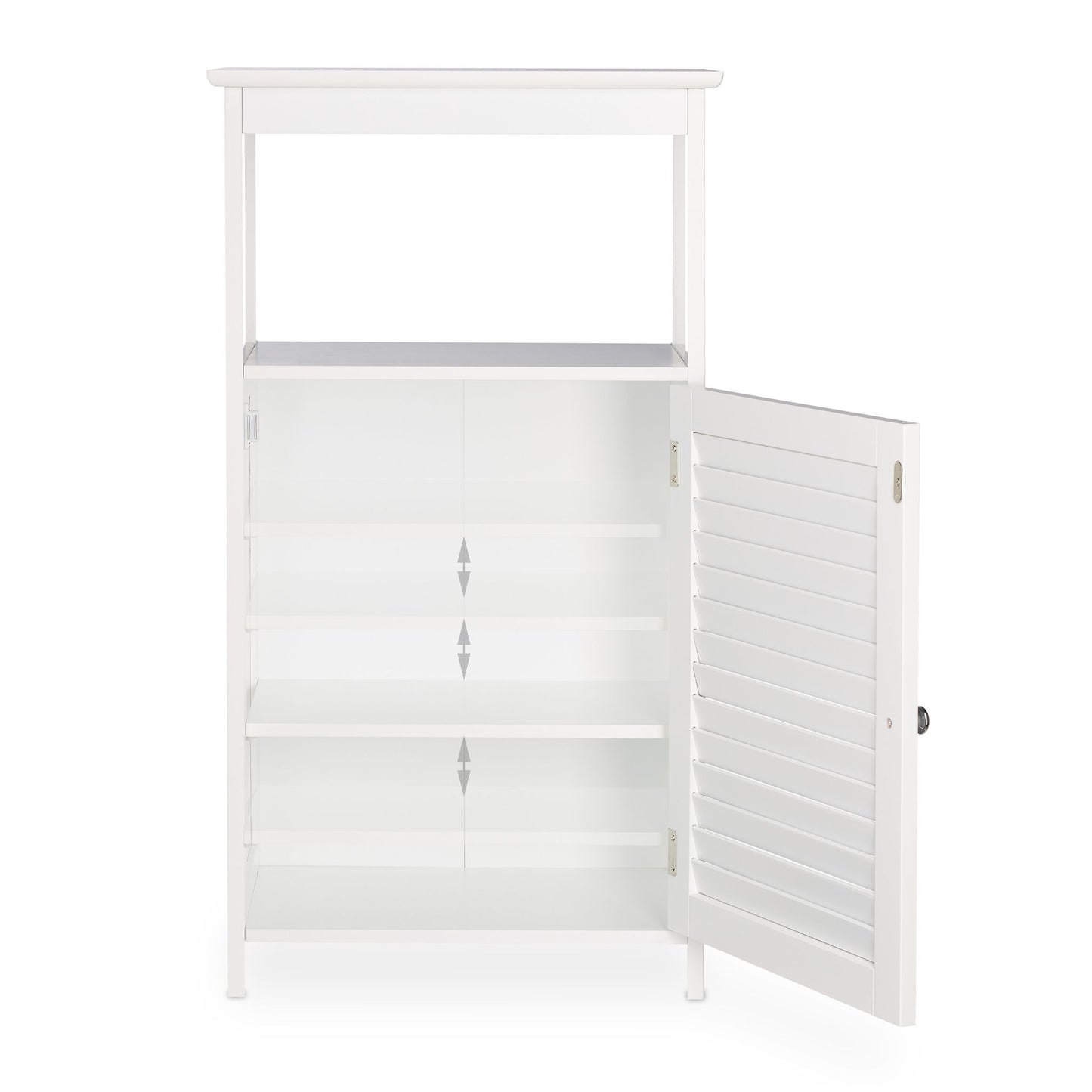 Bathroom cabinet with 3 compartments