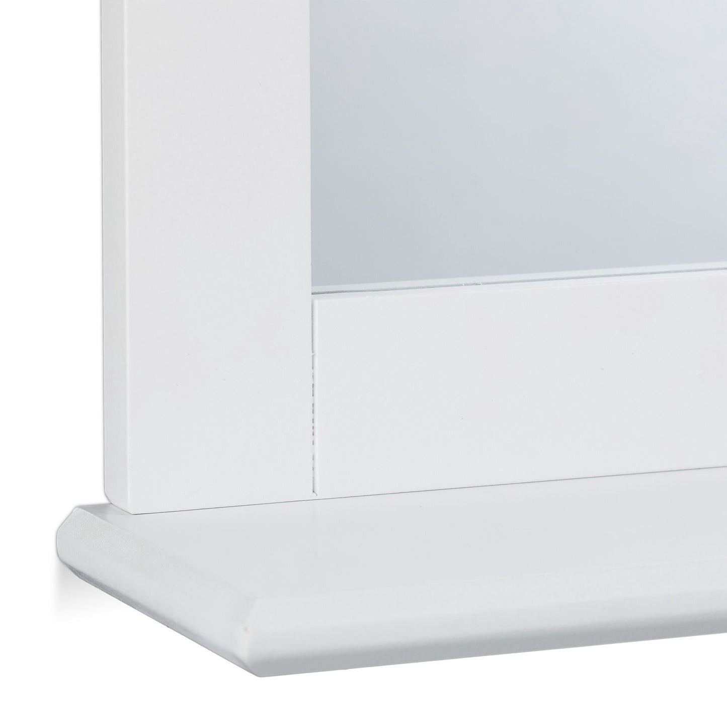 Bathroom mirror with shelf MDF