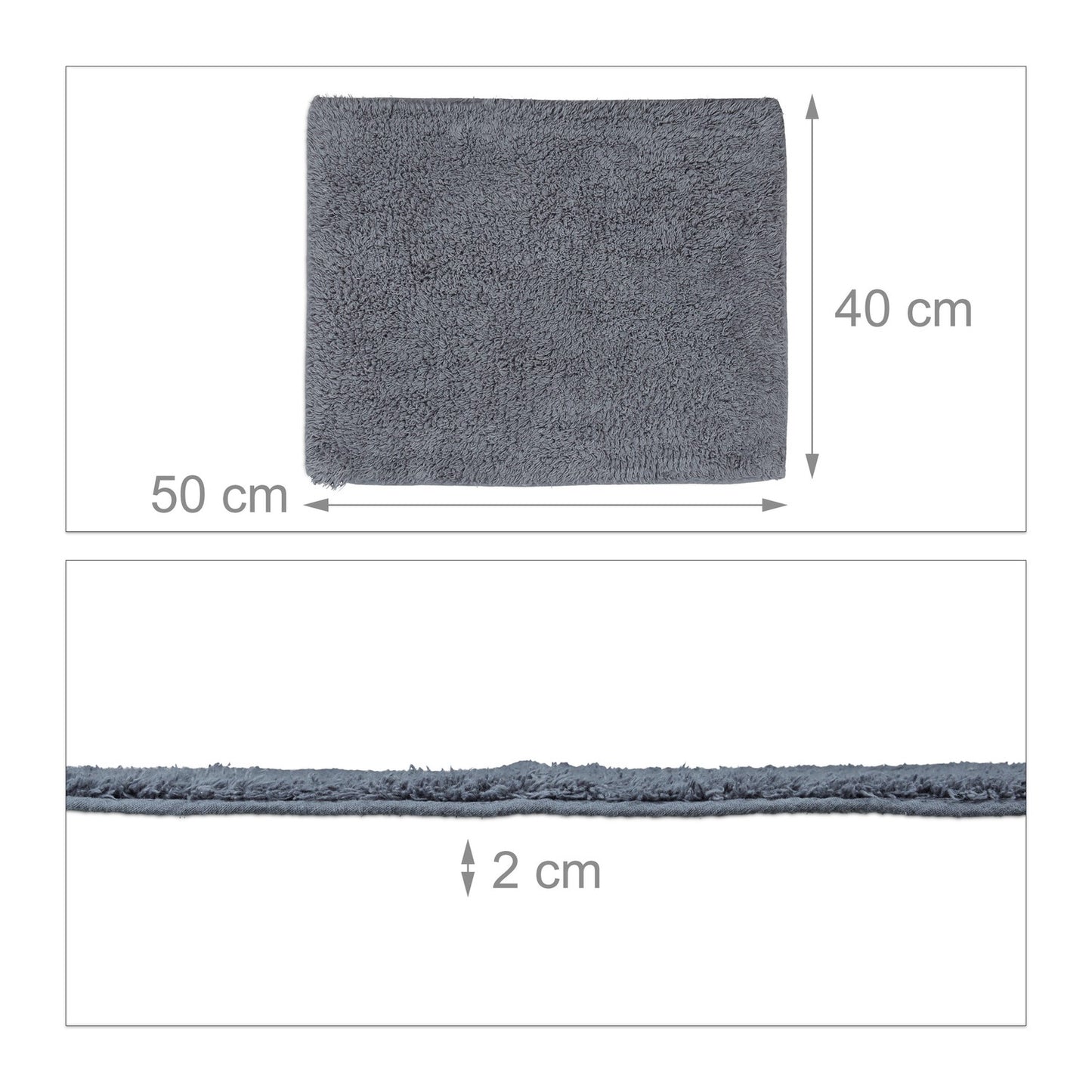 Bathroom rug different sizes gray
