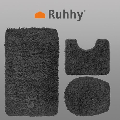 Bathroom rug - set - gray Ruhhy 22061