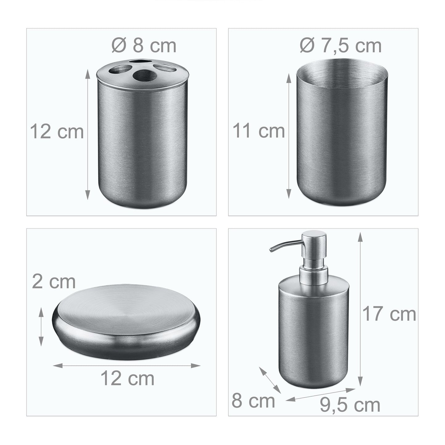 Bathroom set 4 parts
