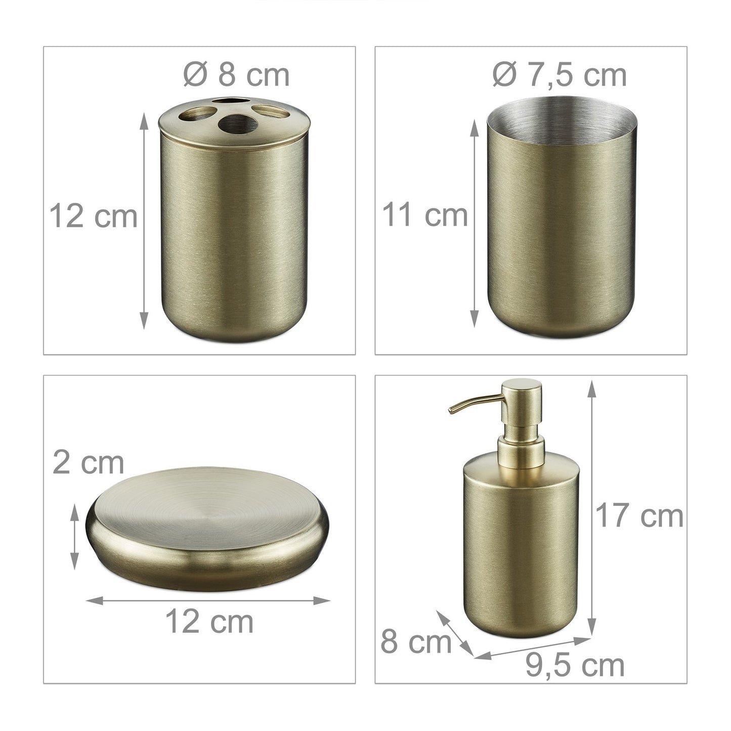 Bathroom set 4 parts