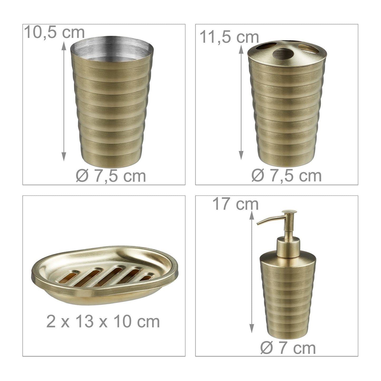 Bathroom set 4 parts