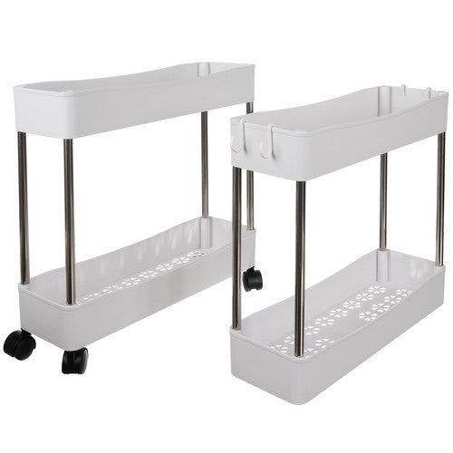 Bathroom shelf on wheels Ruhhy 24291