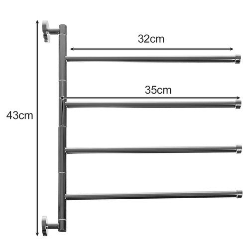 Bathroom towel rack Ruhhy 24267