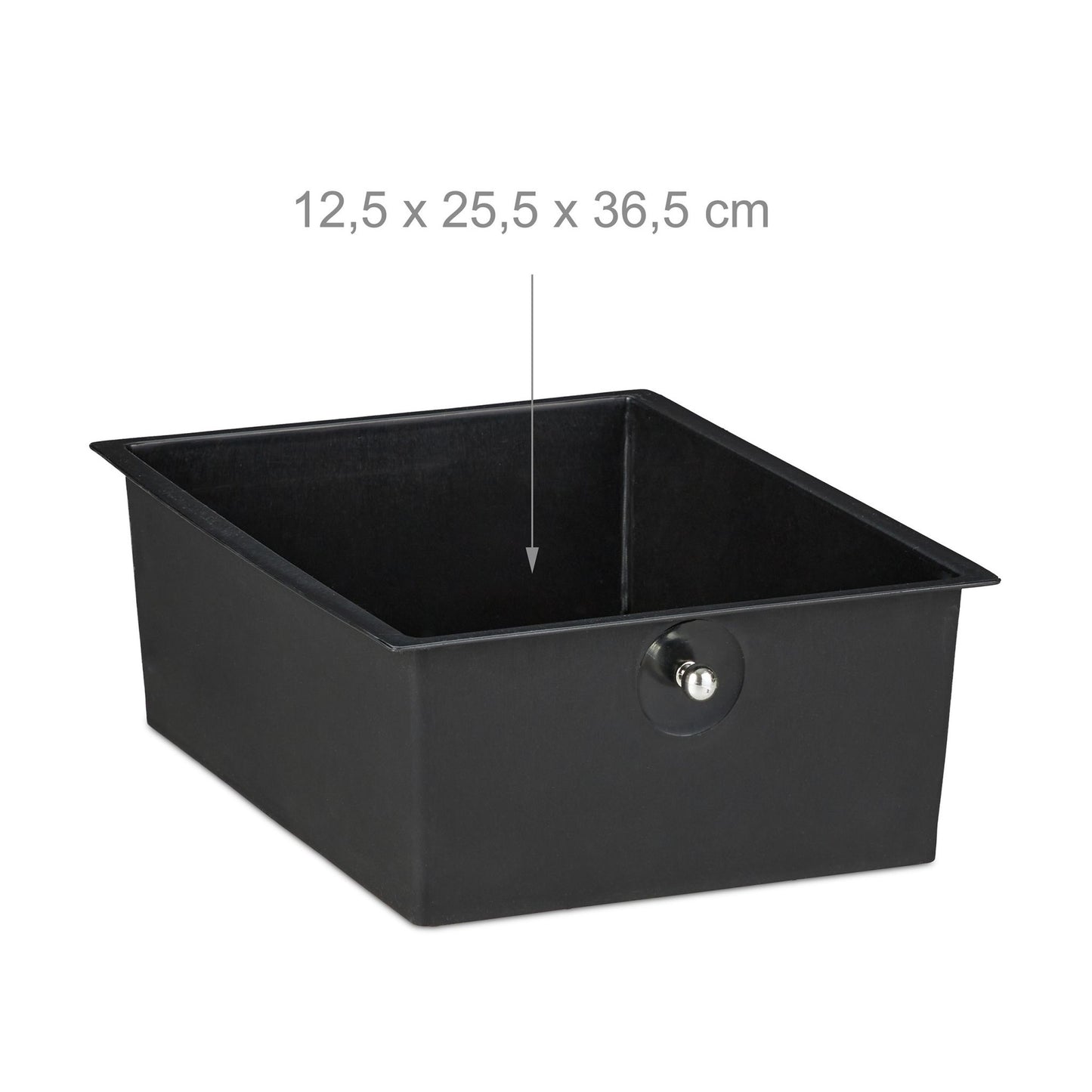 Bathroom trolley with 3 drawers