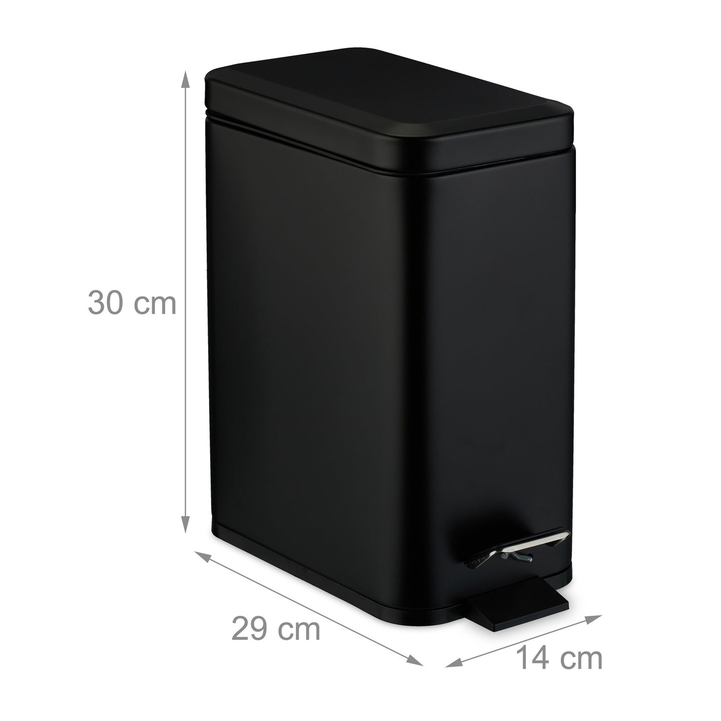 Bathroom waste basket 5 liters Softclose
