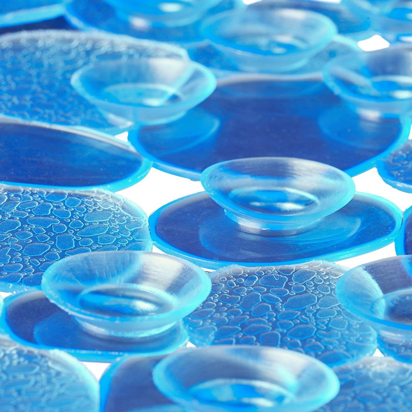 Bath rug in stone look