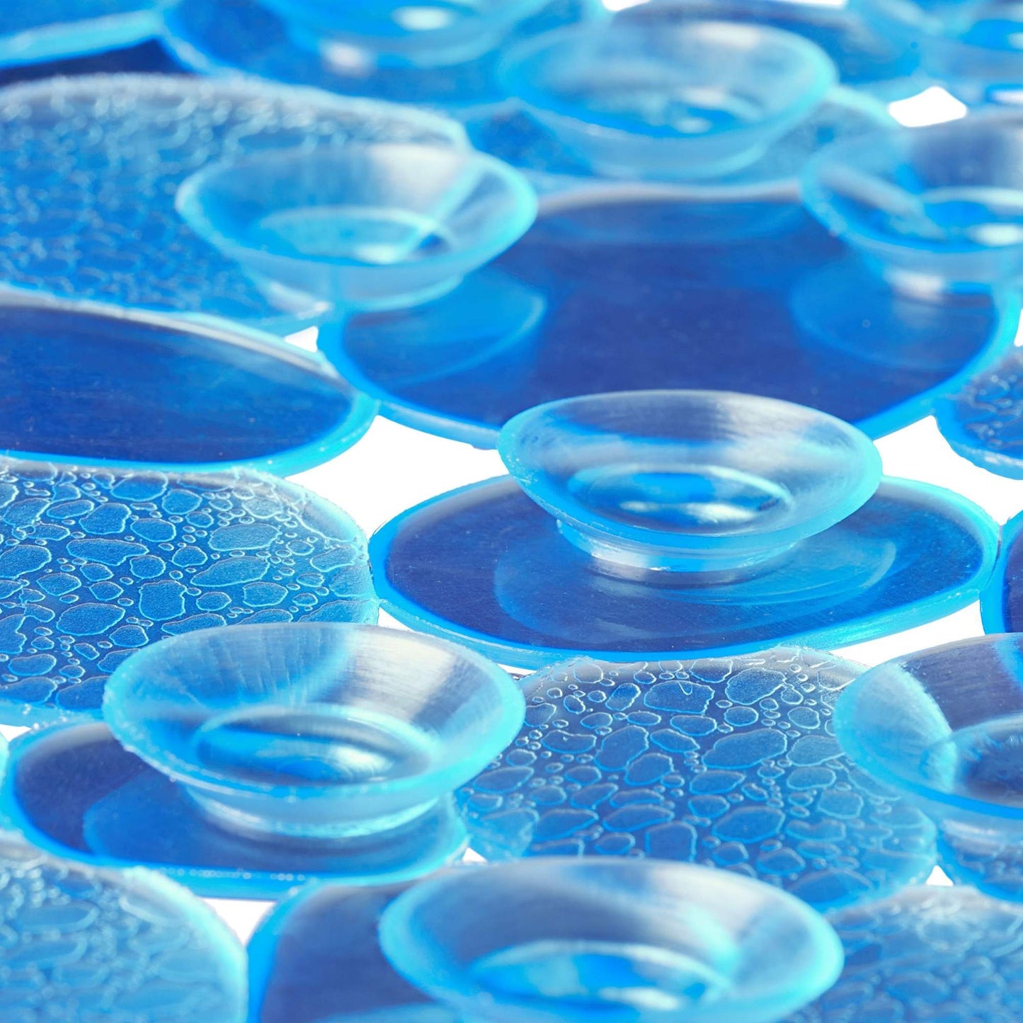 Bath rug in stone look