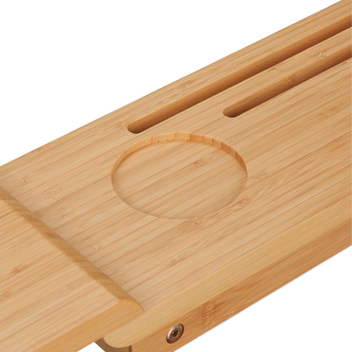 Bath shelf in bamboo with feet