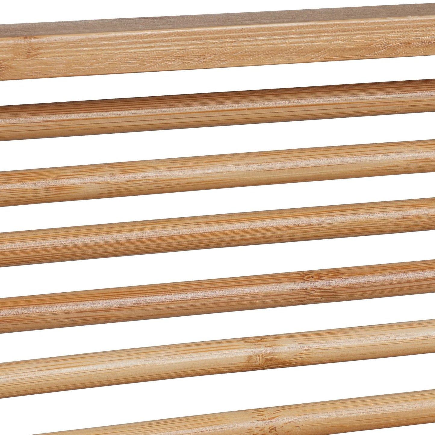 Bath shelf in bamboo with feet