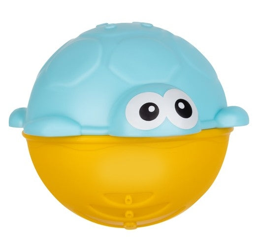 Bath toys with a strainer