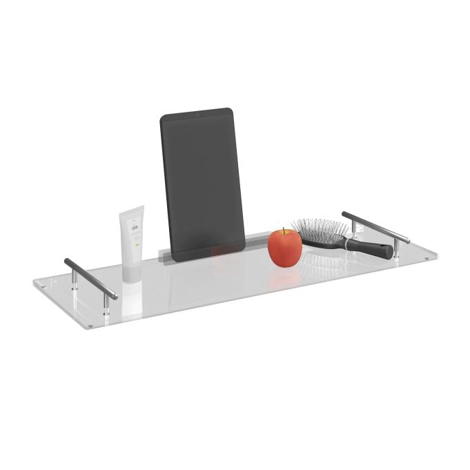 Bathtub shelf in acrylic