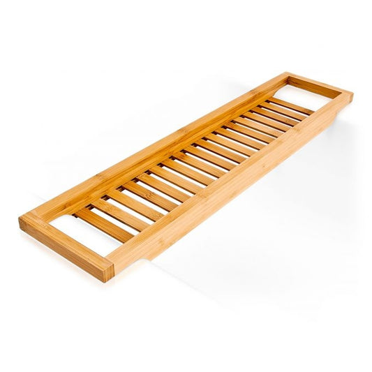 Bathtub shelf in bamboo