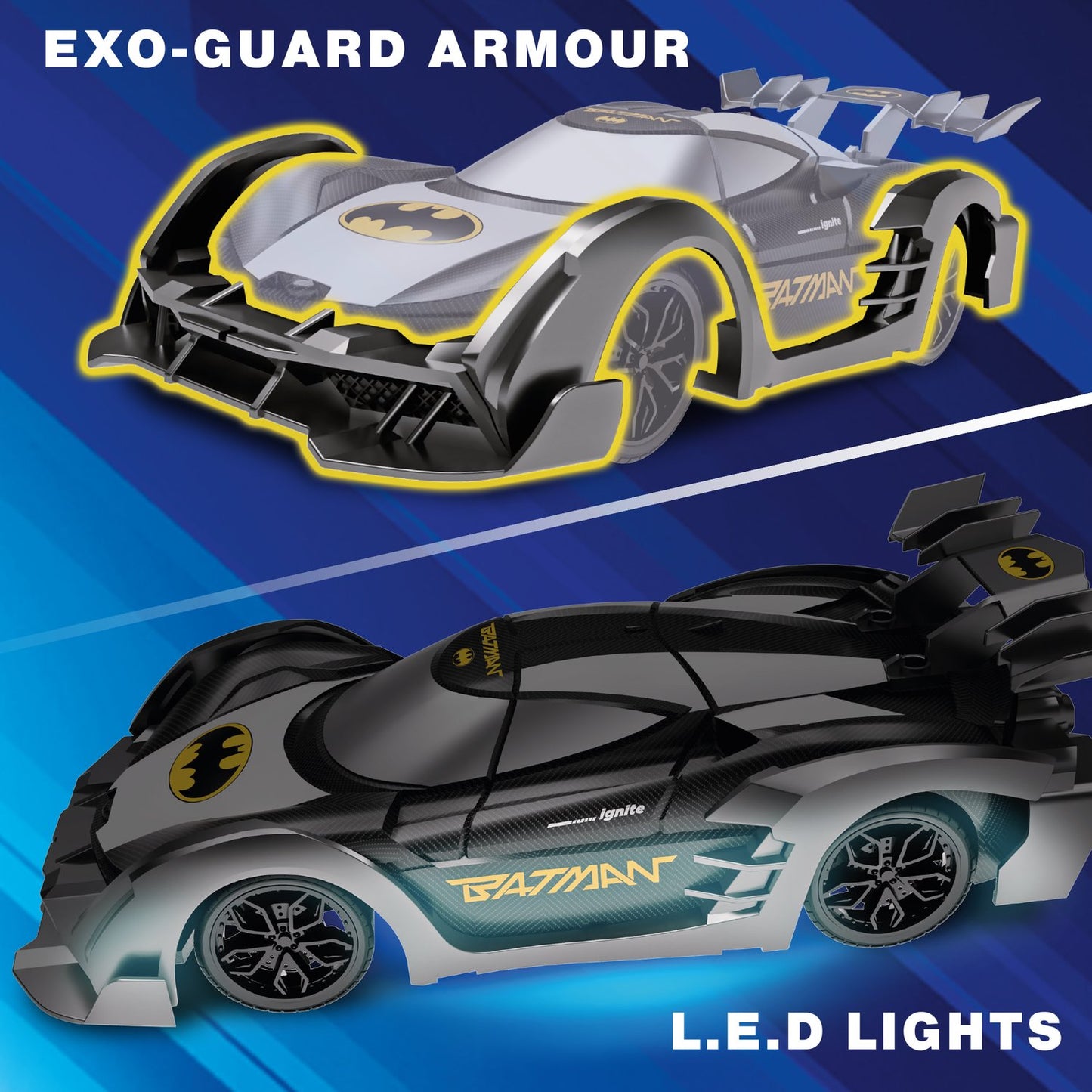 Batman Radio Control Car Armoured Racer, Scale 1:20